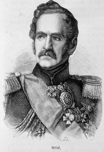 Portrett av Orlof av Unknown artist