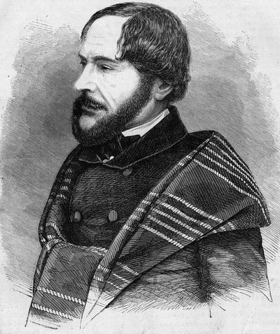 Porträt von Philarete Chasle (1798-1873) Kritiker und Schriftsteller. Gravur von 1873 von Unknown artist