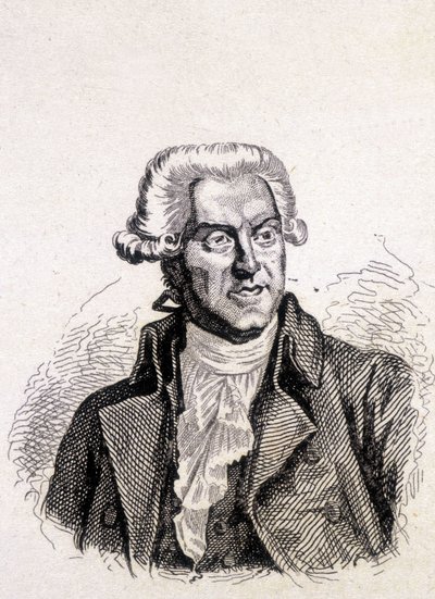Portrett av Pasquale eller Pascal Paoli (1725 - 1807), Patriote Corsica. av Unknown artist