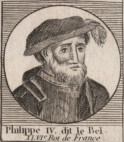 Portrett av Philip IV the Fair av Unknown artist
