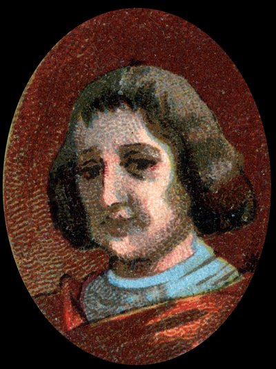 Portrett av Philippe de Commines (Comynes eller Comines) (1447-1511), fransk spaltist. av Unknown artist