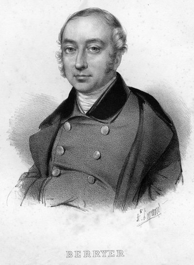 Portrait of Pierre Antoine (Pierre-Antoine) Berryer (1790-1868) (Berryer fils), French lawyer and politician av Unknown artist