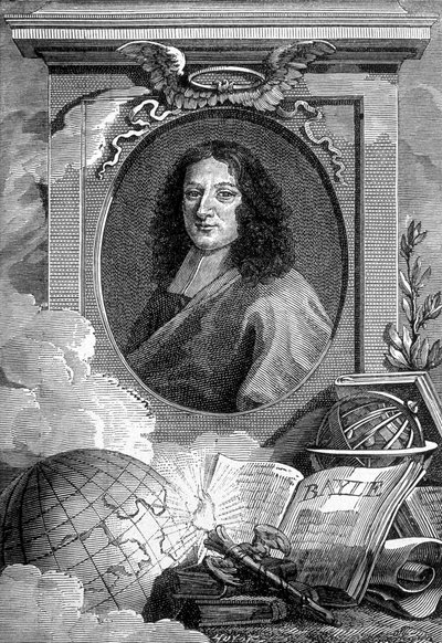 Portrett av Pierre Bayle (1647 - 1706) fransk forfatter og filosof. av Unknown artist
