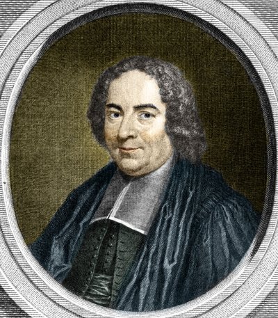 Portrett av Pierre Varignon (1654-1722). Fransk geometri. av Unknown artist