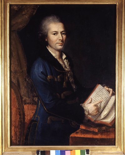 Portrett av Pietro Verri (1728 - 1797). Anonymt maleri. 18- eller 1800-tallet. Museo de Milan av Unknown artist