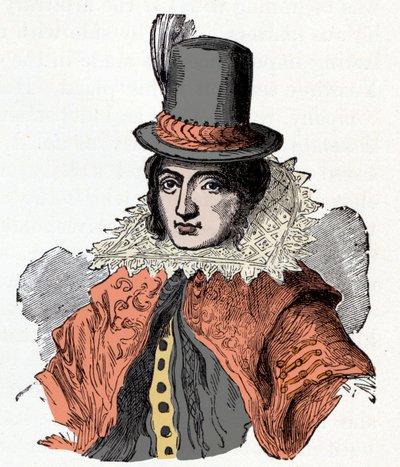 Portrett av Pocahontas (Matoaka, Amatute), deretter Rebecca Rolfe (ca. 1595-1617) av Unknown artist