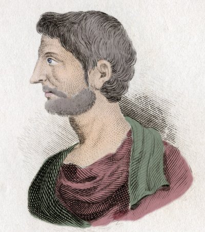 Portrett av Pompee den store (Gneo Pompeo den store eller Gnaeus Pompeius Magnus av Unknown artist