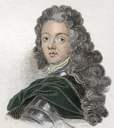 Portrett av prins Eugene av Savoie-Carignan (Savoie Carignan, greve av Soissons (1663-1736), fransk militær. Gravering fra 1800-tallet. av Unknown artist