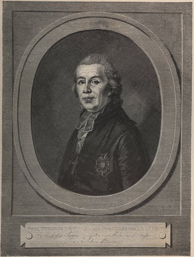Portrett av prins Karl Theodor von Dalberg (1744-1817), erkebiskop og statsmann, forfatter og filosof av Unknown artist
