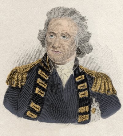 Portrett av Ralph Abercrombie (Abercromby) (1734-1801), skotsk general. av Unknown artist