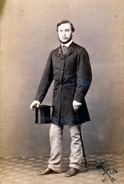 Portrett av Ricciotti Garibaldi (1847-1924), sønn av den italienske patrioten Giuseppe Garibaldi og hans første kone Anita av Unknown artist
