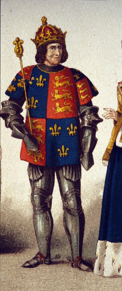Portrett av Richard III (1452 - 1485), konge av England. av Unknown artist