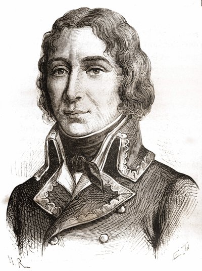 Portrett av Richepanse. 1800-talls gravering. av Unknown artist