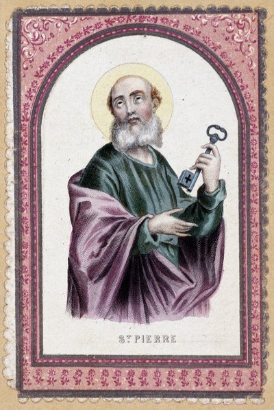 Portrett av Sankt Peter i nøkkelen - 1800-tallet av Unknown artist