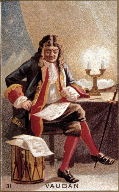Portrett av Sébastien Le Prestre de Vauban (1633-1707), marskalk av Frankrike. av Unknown artist