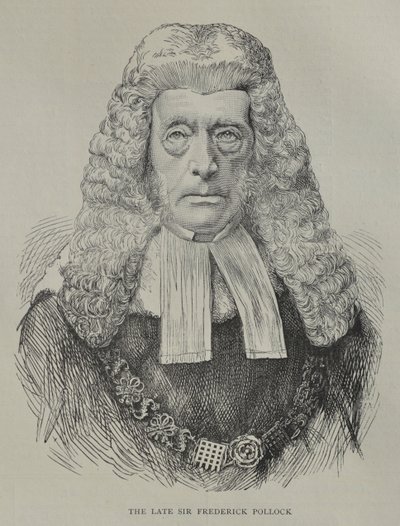 Portrett av Sir Federick Pollock av Unknown artist