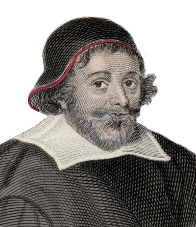 Portrett av Sir John Glanville den unge (1586-1661), engelsk advokat og politiker, representant for parlamentsdomstolen av 1640. Gravering fra 1800-tallet. av Unknown artist