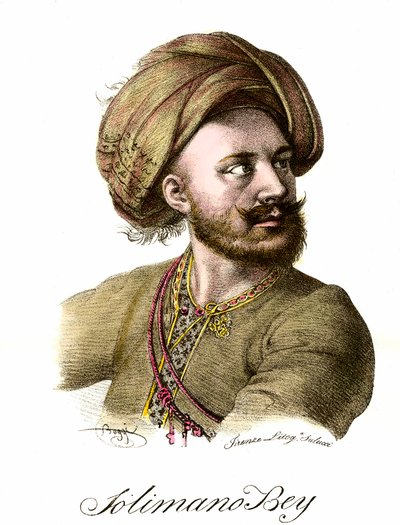 Portrett av Soliman (Suleyman) I den storslåtte (1494-1566), osmansk sultan"" av Unknown artist
