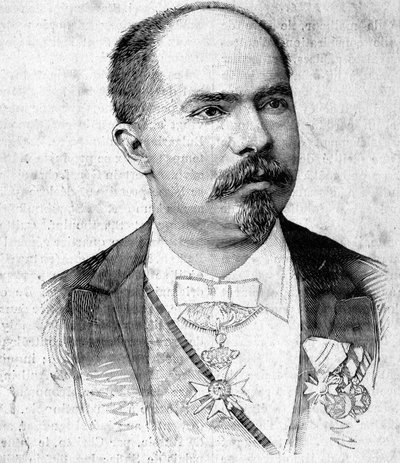 Portrett av Stamboulof (eller Stamboulov av Unknown artist