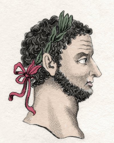 Portrett av den romerske keiseren Caracalla (188-217) av Unknown artist