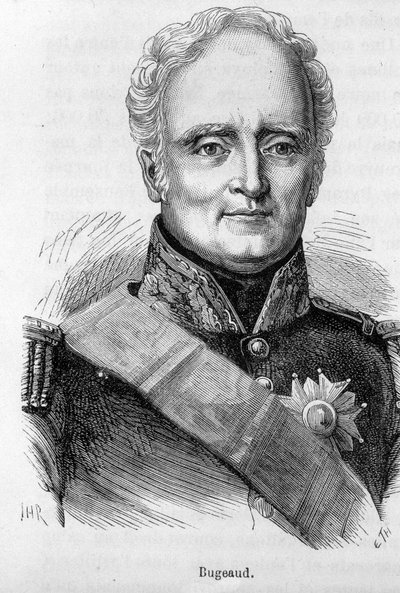 Portrait of Thomas Robert Bugeaud (1784 - 1849) av Unknown artist