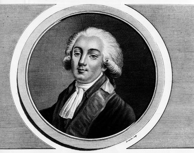 Portrett av Trophy-Gerard, jarl av Lally, baron av Tollendal, deretter markis av Lally-Tollendal, bedre kjent som Gerard de Lally Tollendal (1751-1830), deputert i Genreralstatene av 1789. Gravering i "" Komplett samling av historiske malerier av av Unknown artist