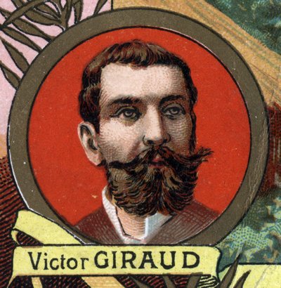 Portrett av Victor Giraud, fransk reisende på 1800-tallet. av Unknown artist
