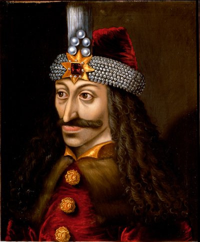 Portrett av spidderen Vlad Tepes III eller Dracula (maleri) av Unknown artist