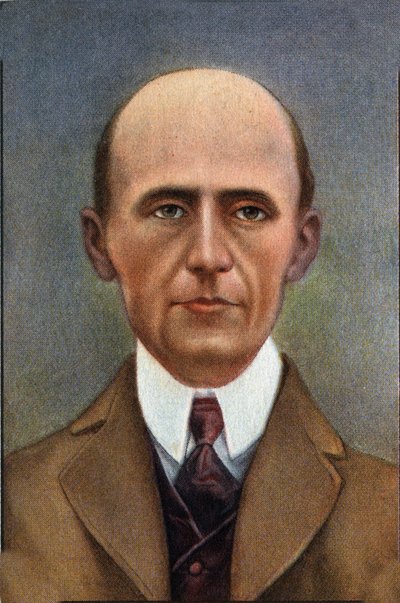 Portrett av Wilbur Wright. av Unknown Artist
