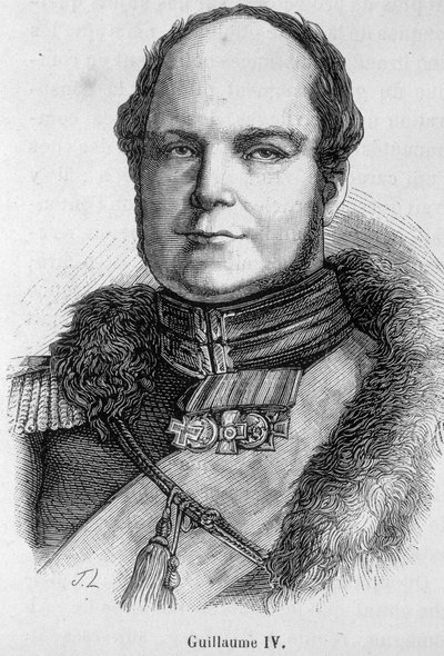 Portrett av Vilhelm IV (1765 - 1837), konge av England og Irland av Unknown artist