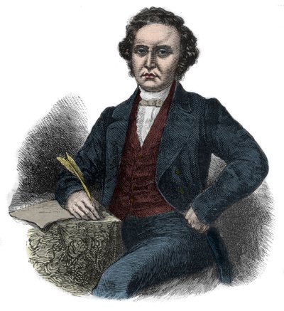 Portrett av William Symington (1764-1831) skotsk pioner innen dampnavigasjon av Unknown artist