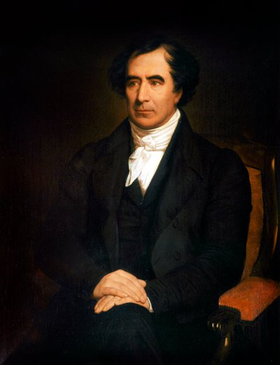 Portrett av fysiker Francois Arago av Unknown artist