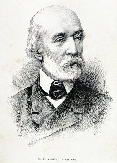 Portrett av greven de Fallux (1811 - 1886), fransk politiker. av Unknown artist