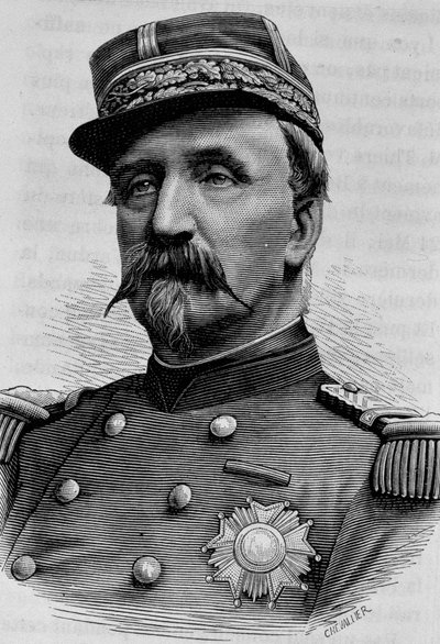 Portrett av hertugen av Aumale (Charles de Lorraine) (1822 - 1897). Gravering av slutten av 1800-tallet i "Histoire de France"" av H. Martin. av Unknown artist