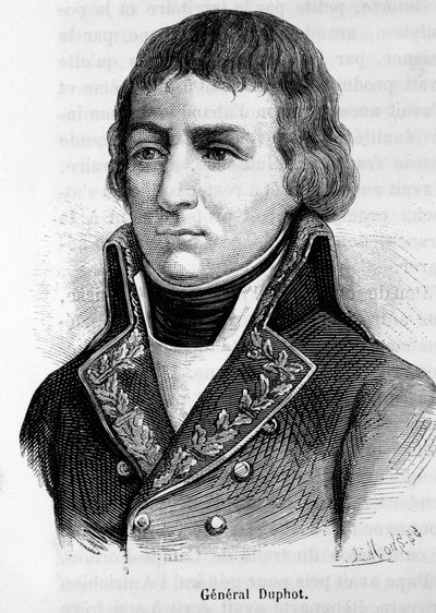 Portrett av den franske generalen Leonard Mathurin Duphot. (1769-1797). av Unknown artist
