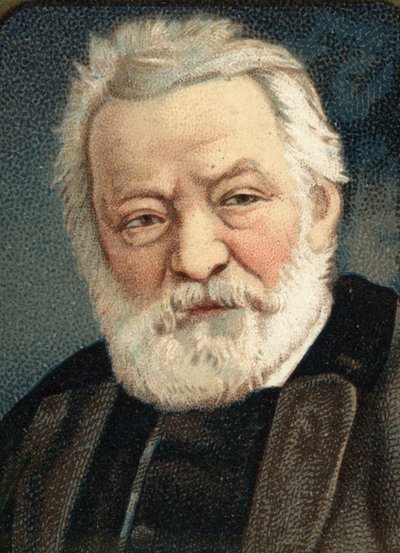 Portrett av den franske forfatteren Victor Hugo (1802 - 1885). av Unknown artist