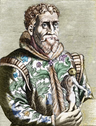 Portrait of the Italian painter Michelangelo Buonarroti known as Michelangelo (Michelangelo or Michel Ange av Unknown artist