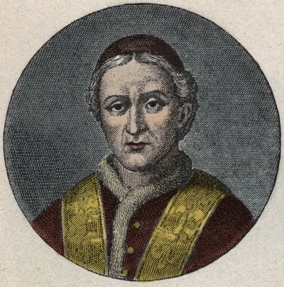 Portrett av paven Leon XII (Leo, Leone) (1823-1829) av Unknown artist
