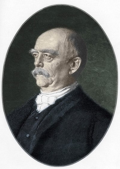 Portrett av prinsen av Bismarck (1815 - 1898) av Unknown artist