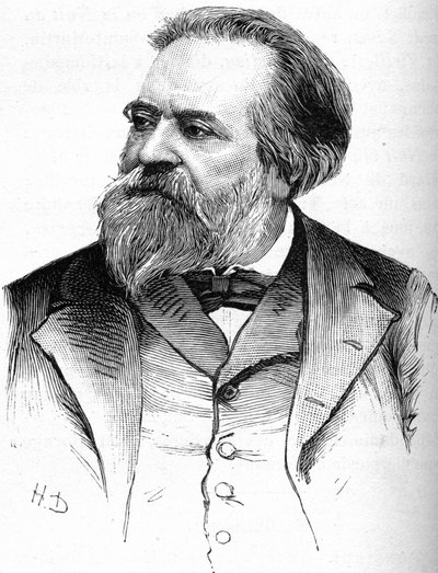 Portrett av forfatteren Paul Bocage (1822-1887) av Unknown artist
