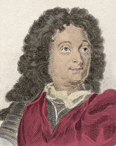 Portrett av marekalen til Villars (Claude Louis Hector) (1653-1734), hertugen av Villars, prinsen av Martigues, viscount of Melun. Gravering av 1800-tallet. av Unknown artist