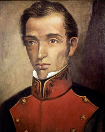 Portrett av politikeren Francisco Garcia Salinas (1786-1841) Anonymt maleri - Mexico by fra 1800-tallet, National Historical Museum, Chateau de Chapultepec av Unknown artist