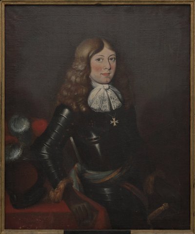 Prins Alexandre de Courlande - Portrett av prinsen Alexander av Kurland (1658-1686), Anonym . Olje på lerret, andre halvdel av 1600-tallet. Dimensjon: 90x74 cm. Nationalmuseum Stockholm av Unknown artist