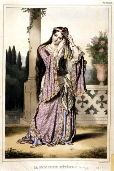 Prinsesse Helen Soutza av Unknown artist