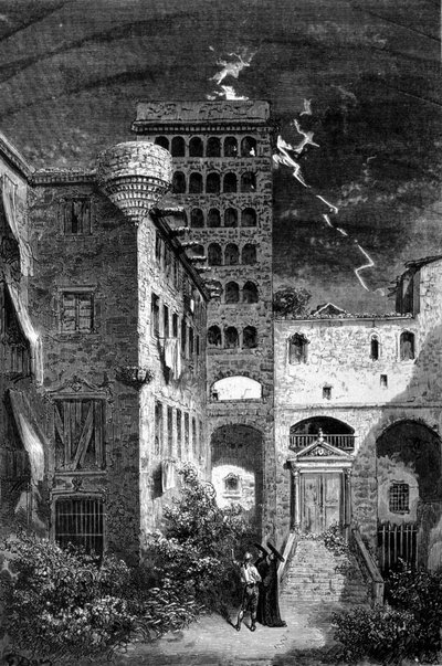 Fengsler i Barcelona i Spania brukt under inkvisisjonen. av Unknown artist