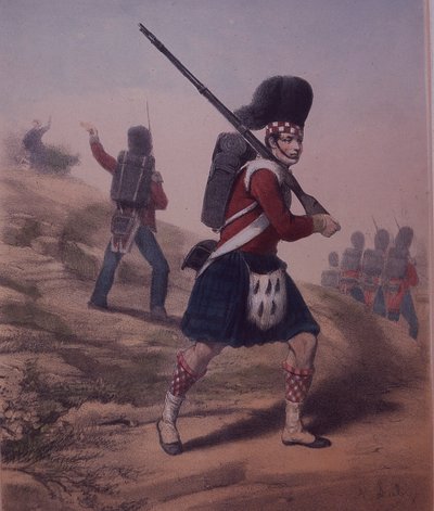 Privat, 93rd Highlanders av Unknown artist