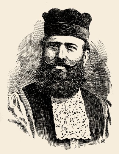 Rabbi Benjamin Artom var Haham for de spanske og portugisiske jødene i Storbritannia av Unknown artist