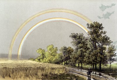Rainbow - i "" Atmosfæren: beskrivelse av de store naturfenomenene"" av Camille Flammarion av Unknown artist