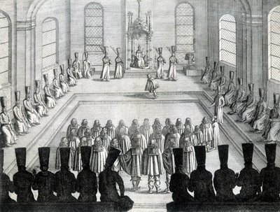 Mottakelse av ambassadørene i Holstein (Tyskland) i Moskva i 1632. av Unknown artist