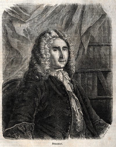Rene Antoine Ferchault de Réaumur. Fransk fysiker og naturforsker 1683-1757 av Unknown artist